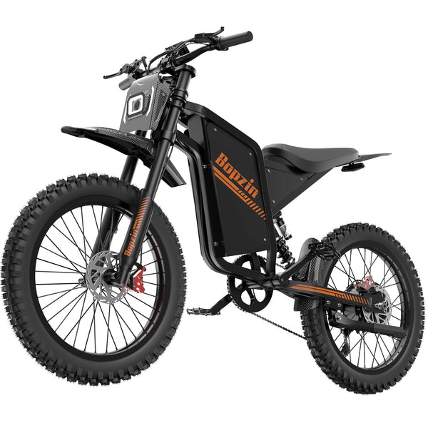 Bopzin Q8 | Electric Bike (E-Bike) | 2000W • 60V 35Ah • 45 MPH • 25×3.0 Tyres | Sold by Rydiqo®