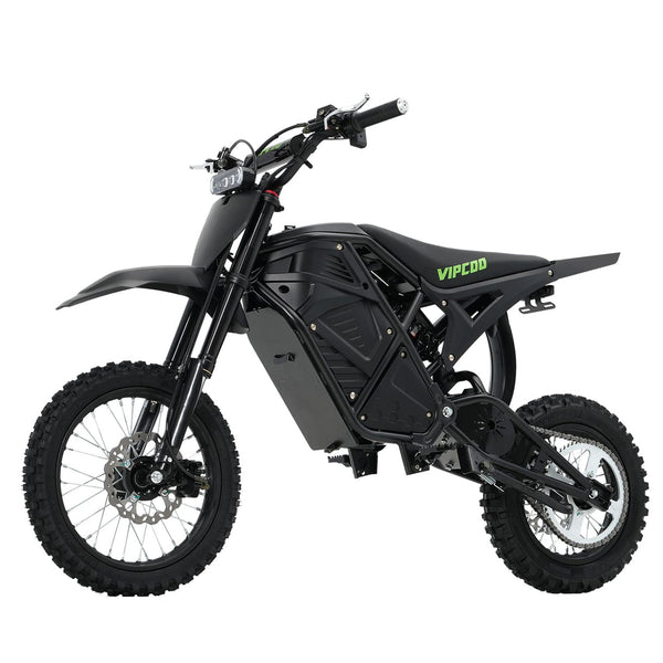 VIPCOO H3 | Electric Dirt Bike | 3500W Peak • 48V 23Ah • 37 MPH • 14”/12” Off-Road Tyres | Sold by Rydiqo®