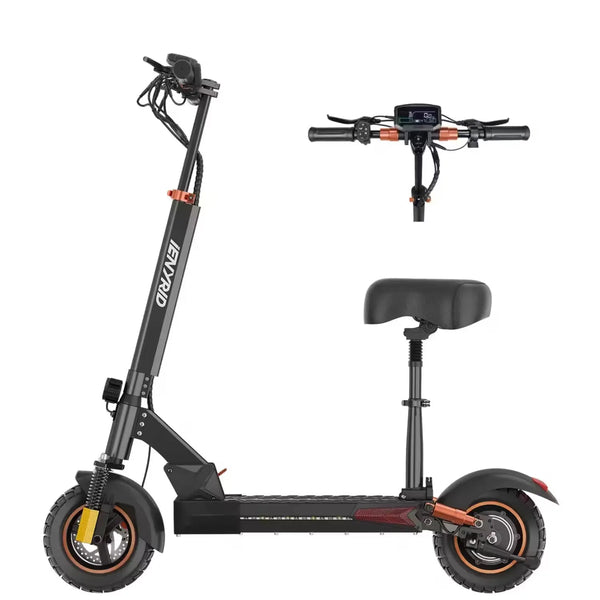 iENYRID M4 Pro S+ (2024) | Electric Scooter | 800W • 48V 12.5Ah • 28 MPH • 10” Pneumatic Tyres • Seat Included | Sold by Rydiqo®