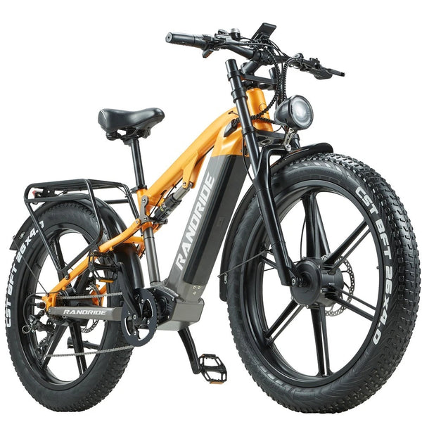 RANDRIDE YX80M-2 | Electric Bike (E-Bike) | 1000W×2 • 48V 20Ah • 28 MPH • 26" Fat Tyres | Sold by Rydiqo®