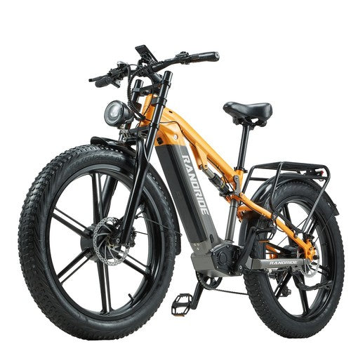 RANDRIDE YX80M-2 | Electric Bike (E-Bike) | 1000W×2 • 48V 20Ah • 28 MPH • 26" Fat Tyres | Sold by Rydiqo®