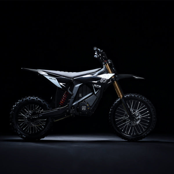 Altis Delta | Electric Dirt Bike | 13kW • 72V 35Ah Samsung Battery • 62 MPH • 17”/14” Off-Road Wheels | Sold by Rydiqo®