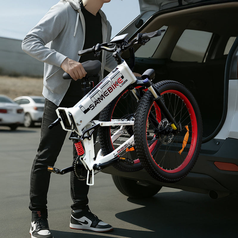 SAMEBIKE LO26 Plus | Electric Bike (E-Bike) | 1000W • 48V 15Ah Battery • 28 MPH • 26×3.0 Tyres | Sold by Rydiqo®