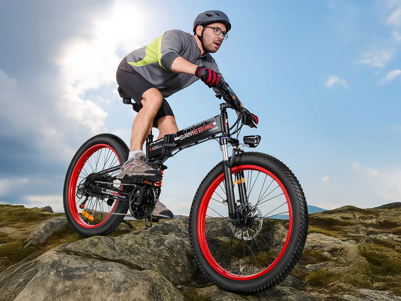 SAMEBIKE LO26 Plus | Electric Bike (E-Bike) | 1000W • 48V 15Ah Battery • 28 MPH • 26×3.0 Tyres | Sold by Rydiqo®