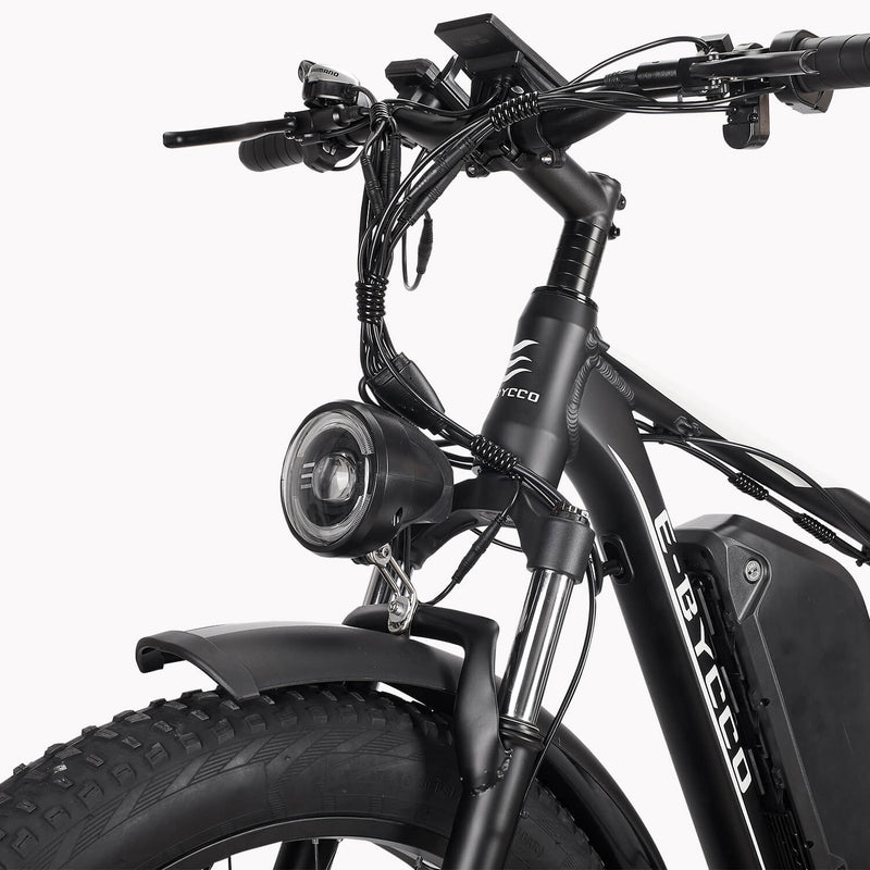 EBYCCO EB7PRO | Electric Bike (E-Bike) | 2000W • 52V 23Ah • 37 MPH • 26×4.0 Fat Tyres | Sold by Rydiqo®
