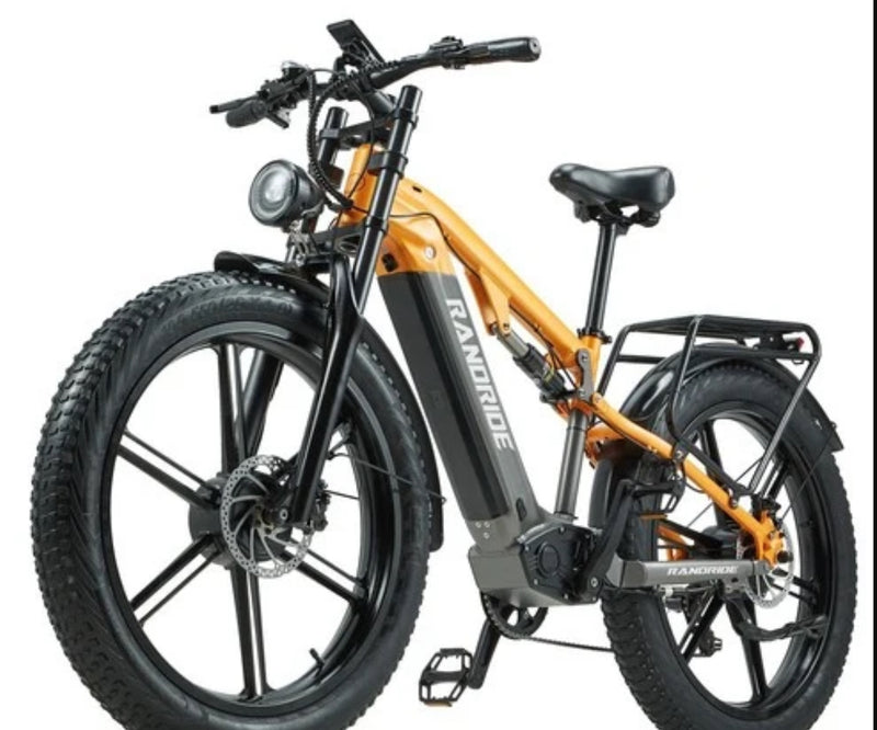 NEW RANDRIDE YX80M-2 | Electric Bike (E-Bike) | 1000W×2 • 48V 20Ah • 28 MPH • 26" Fat Tyres