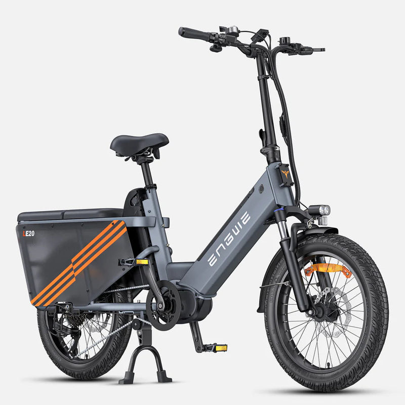 ENGWE LE20 | Electric Bike (E-Bike) | 750W • 48V 19.2Ah • 20 MPH • Cargo Frame | Sold by Rydiqo®