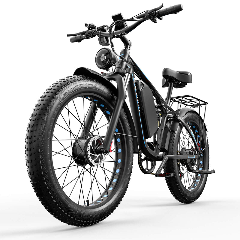 EBYCCO EB7PRO | Electric Bike (E-Bike) | 2000W • 52V 23Ah • 37 MPH • 26×4.0 Fat Tyres | Sold by Rydiqo®