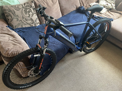 Brand New Carrera Vulcan E 20inch Men’s Mountain Bike Satin Blue Frame