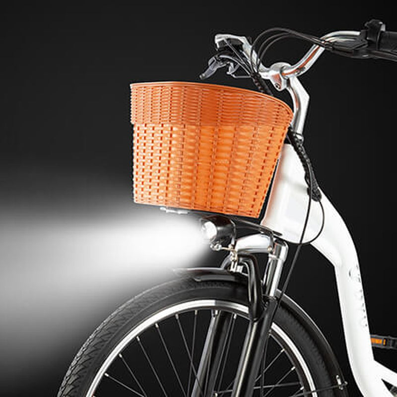 DYU C6 26" City Electric Bike | 250W | 36V 12.5Ah | 25km/h | White