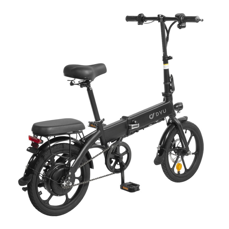 DYU A1F Pro 16" Folding Electric Bike | 250W | 36V 7.5Ah | 25km/h | Black