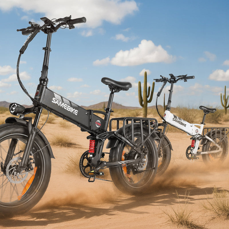 SAMEBIKE RS-A02 Pro | Electric Bike (E-Bike) | 250W • 48V 15Ah Battery • 15.5 MPH • 20×4.0 Tyres | Sold by Rydiqo®