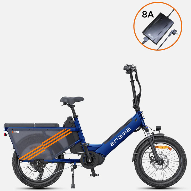 ENGWE LE20 | Electric Bike (E-Bike) | 750W • 48V 19.2Ah • 20 MPH • Cargo Frame | Sold by Rydiqo®