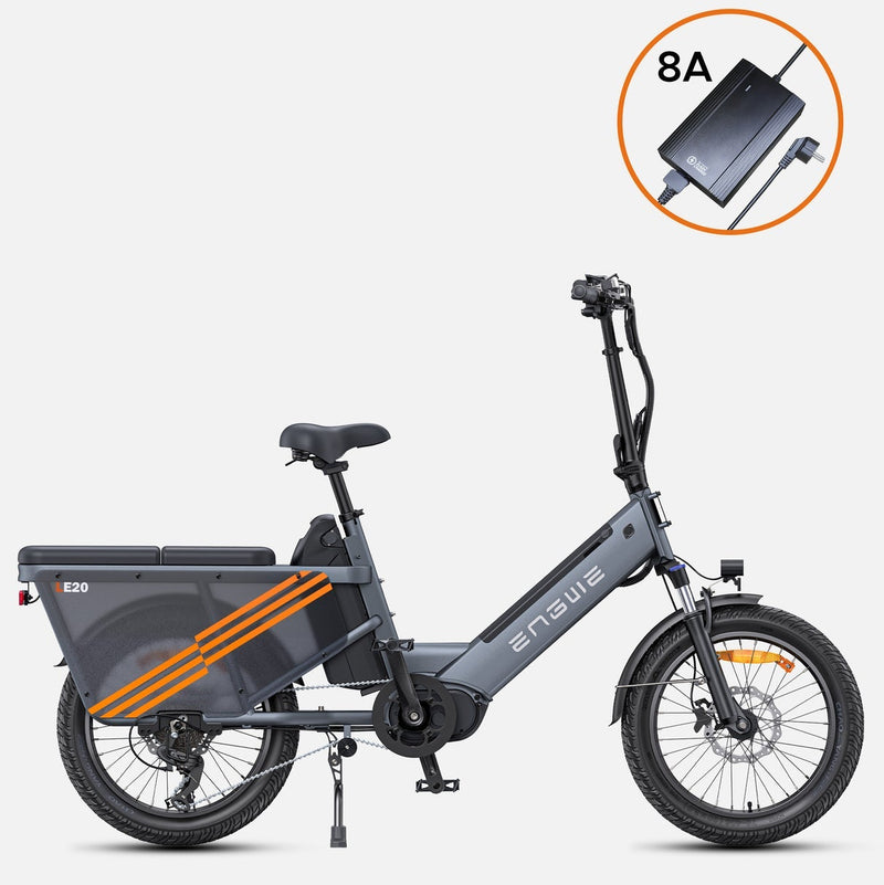 ENGWE LE20 | Electric Bike (E-Bike) | 750W • 48V 19.2Ah • 20 MPH • Cargo Frame | Sold by Rydiqo®