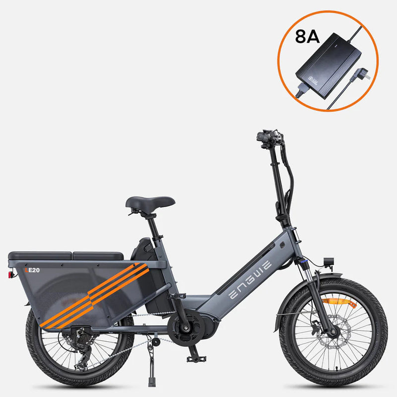 ENGWE LE20 | Electric Bike (E-Bike) | 750W • 48V 19.2Ah • 20 MPH • Cargo Frame | Sold by Rydiqo®