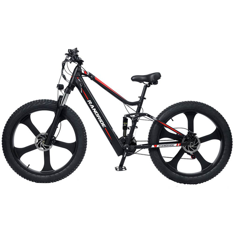 RANDRIDE YX90M | Electric Bike (E-Bike) | 1000W • 48V 14Ah • 28 MPH • 26" Fat Tyres | Sold by Rydiqo®