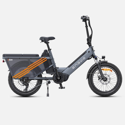 ENGWE LE20 | Electric Bike (E-Bike) | 750W • 48V 19.2Ah • 20 MPH • Cargo Frame | Sold by Rydiqo®