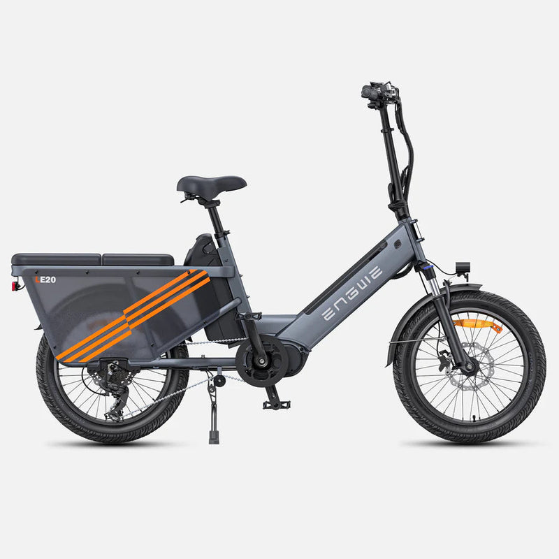ENGWE LE20 | Electric Bike (E-Bike) | 750W • 48V 19.2Ah • 20 MPH • Cargo Frame | Sold by Rydiqo®