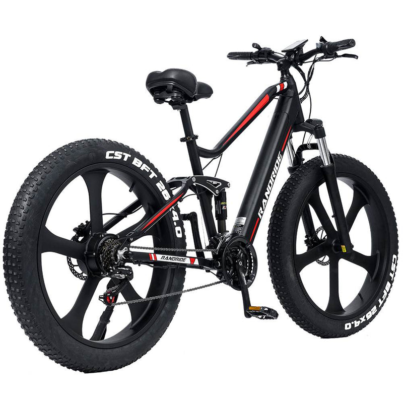 RANDRIDE YX90M | Electric Bike (E-Bike) | 1000W • 48V 14Ah • 28 MPH • 26" Fat Tyres | Sold by Rydiqo®