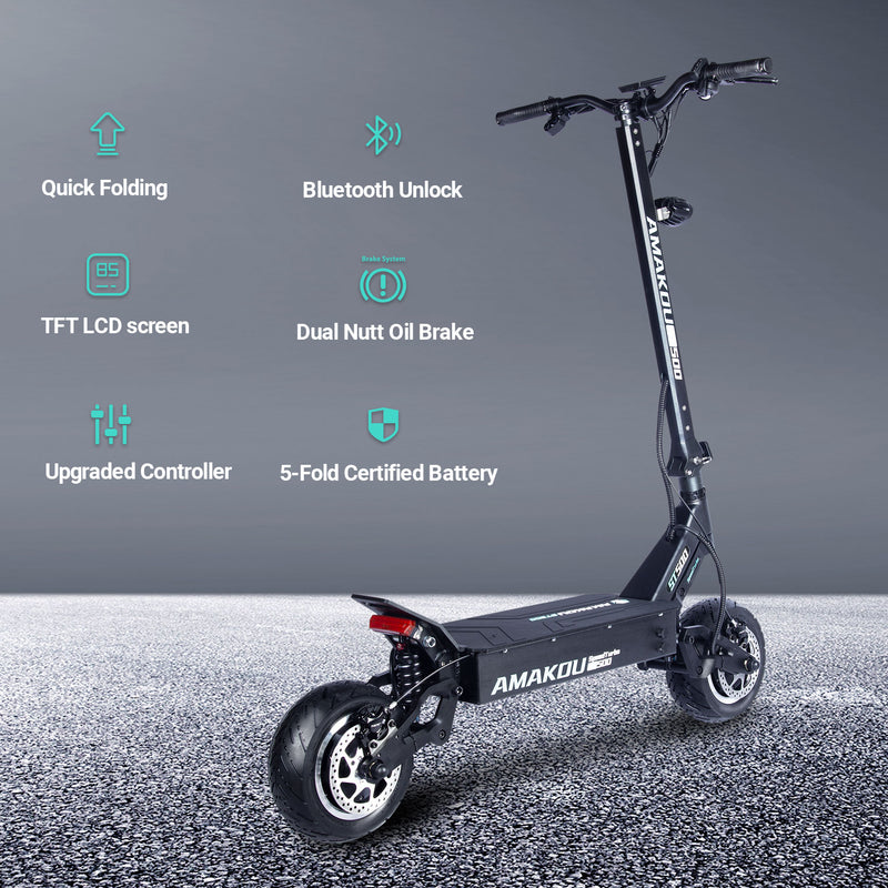AMAKOU ST500 Electric Scooter wheel
