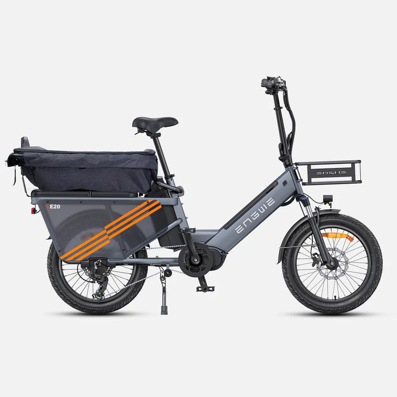 ENGWE LE20 | Electric Bike (E-Bike) | 750W • 48V 19.2Ah • 20 MPH • Cargo Frame | Sold by Rydiqo®