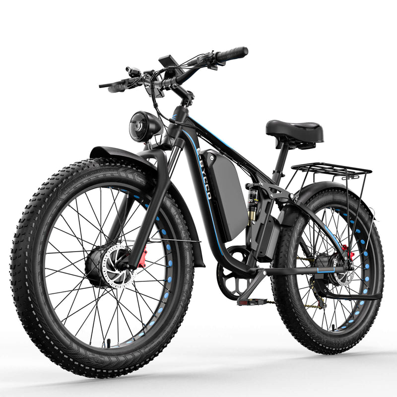 EBYCCO EB7PRO | Electric Bike (E-Bike) | 2000W • 52V 23Ah • 37 MPH • 26×4.0 Fat Tyres | Sold by Rydiqo®