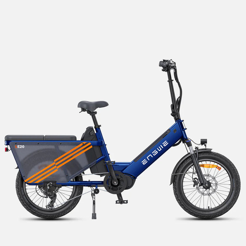 ENGWE LE20 | Electric Bike (E-Bike) | 750W • 48V 19.2Ah • 20 MPH • Cargo Frame | Sold by Rydiqo®