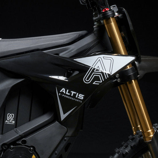 Altis Delta | Electric Dirt Bike | 13kW • 72V 35Ah Samsung Battery • 62 MPH • 17”/14” Off-Road Wheels | Sold by Rydiqo®