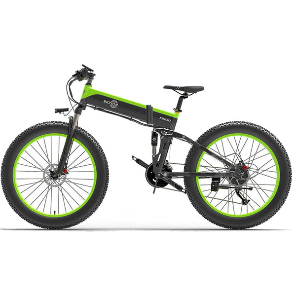 Bezior X1500 folding fat tyre electric bike