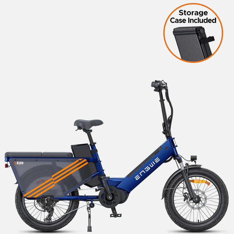 ENGWE LE20 | Electric Bike (E-Bike) | 750W • 48V 19.2Ah • 20 MPH • Cargo Frame | Sold by Rydiqo®