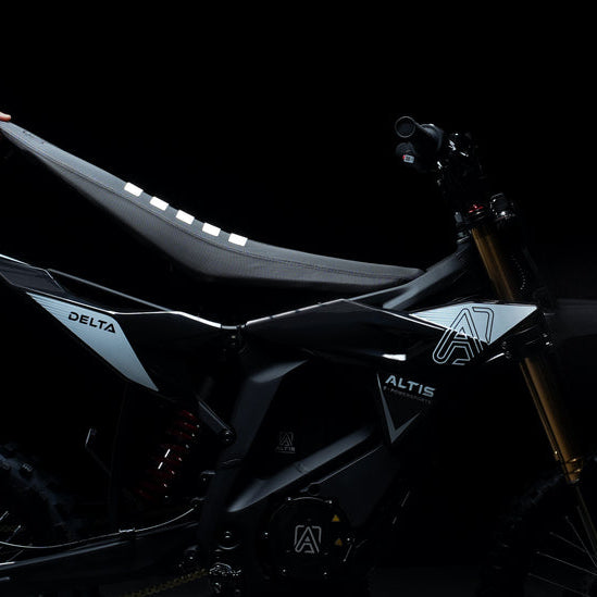Altis Delta | Electric Dirt Bike | 13kW • 72V 35Ah Samsung Battery • 62 MPH • 17”/14” Off-Road Wheels | Sold by Rydiqo®