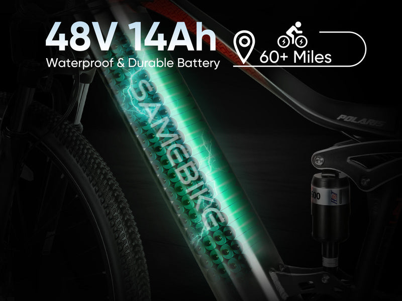 SAMEBIKE XD26-II | Electric Bike (E-Bike) | 750W • 48V 14Ah Battery • 25 MPH • 26×2.1 Tyres | Sold by Rydiqo®