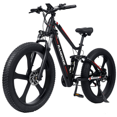 RANDRIDE YX90M | Electric Bike (E-Bike) | 1000W • 48V 14Ah • 28 MPH • 26" Fat Tyres | Sold by Rydiqo®