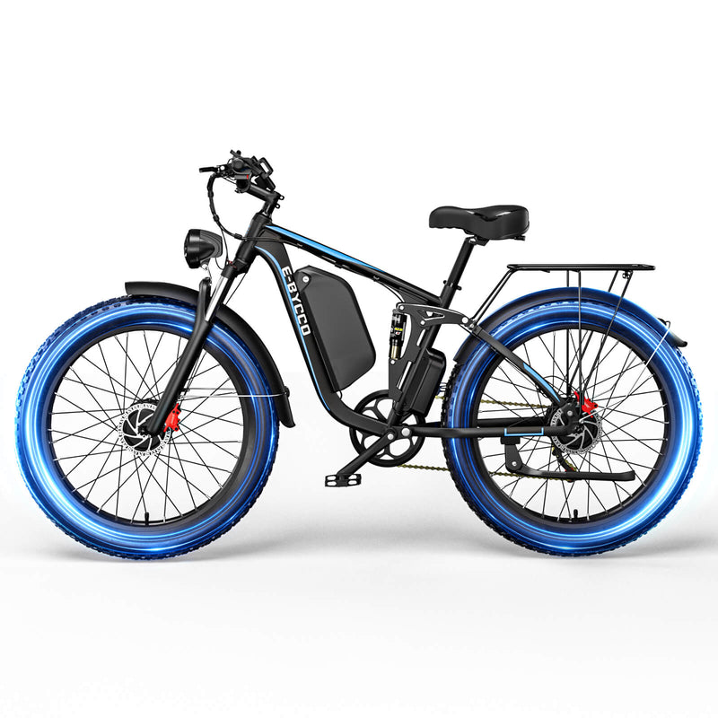 EBYCCO EB7PRO | Electric Bike (E-Bike) | 2000W • 52V 23Ah • 37 MPH • 26×4.0 Fat Tyres | Sold by Rydiqo®