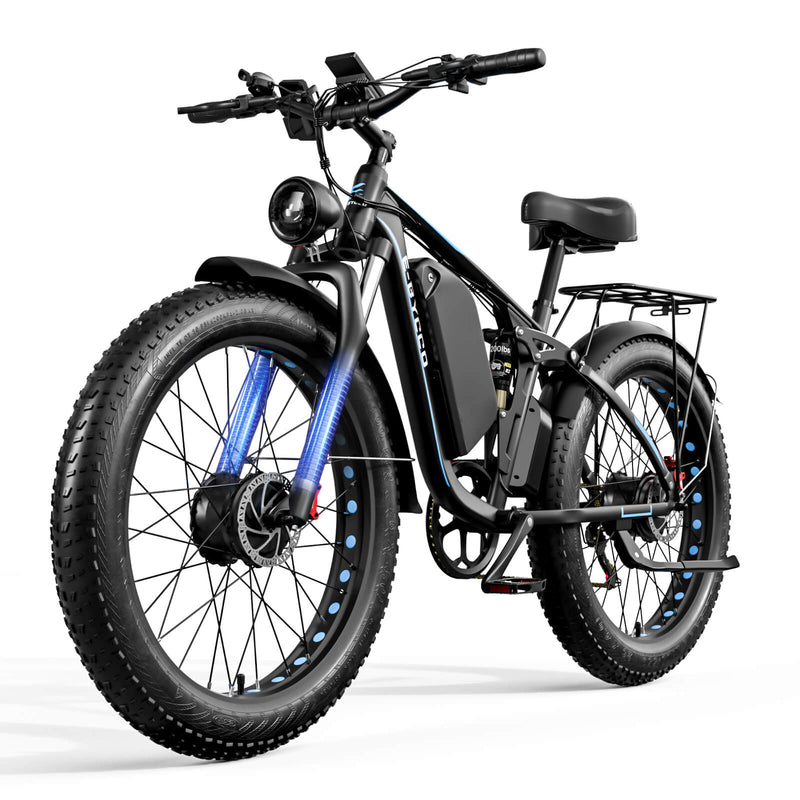 EBYCCO EB7PRO | Electric Bike (E-Bike) | 2000W • 52V 23Ah • 37 MPH • 26×4.0 Fat Tyres | Sold by Rydiqo®