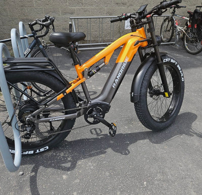 RANDRIDE 1500W Ebike 48V 23AH E Fat Bike 26" Fat Tire Electric Bikes for Adults
