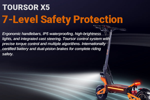 Quickwheel X5 6000W | Electric Scooter (E-Scooter) | 6000W • 60V 38Ah • 53 MPH • 11” Off-Road Tyres | Sold by Rydiqo®