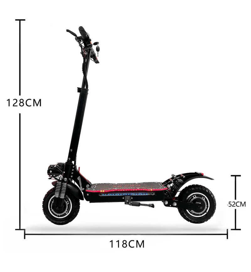 EMANBA X6 Pro NFC | Electric Scooter | 2400W Dual Motors • 48V 21Ah Battery • 37 MPH • 10” Vacuum Off-Road Tyres | Sold by Rydiqo®