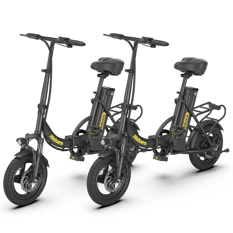 Hidoes C5 | Electric Bike (E-Bike) | 350W • 36V 10.4Ah • 15.5 MPH • 14×3.0 Tyres | Sold by Rydiqo®