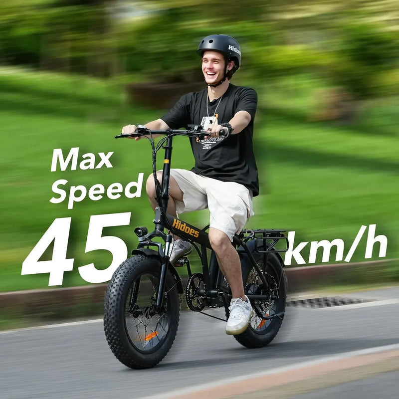 Hidoes F3 | Electric Bike (E-Bike) | 750W • 48V 13Ah • 28 MPH • 20×4.0 Fat Tyres | Sold by Rydiqo®
