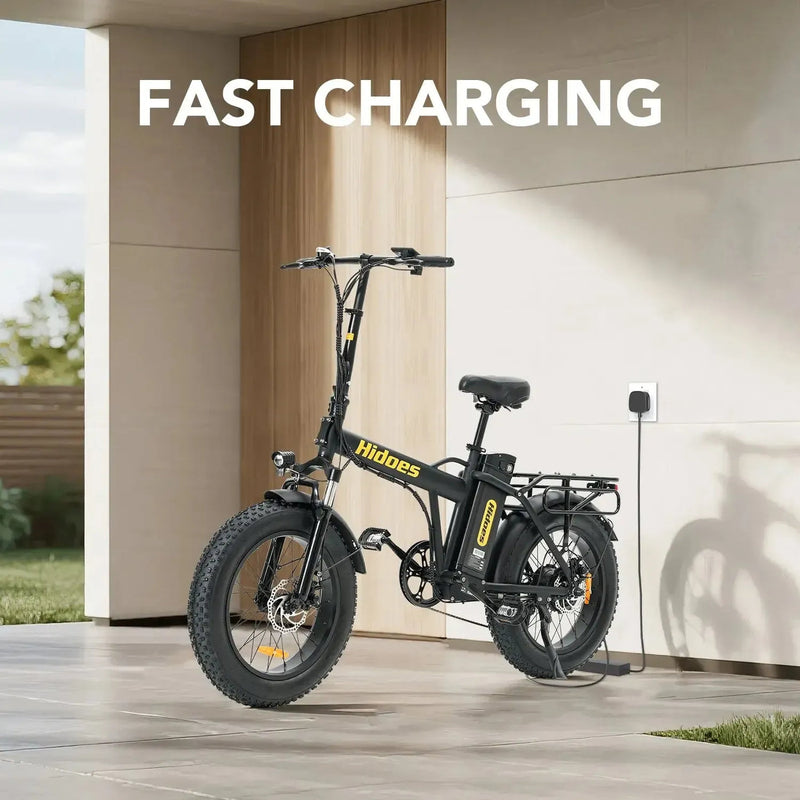 Hidoes F3 | Electric Bike (E-Bike) | 750W • 48V 13Ah • 28 MPH • 20×4.0 Fat Tyres | Sold by Rydiqo®