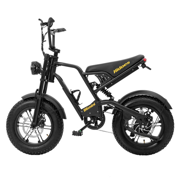 Hidoes B6 Mini | Electric Bike (E-Bike) | 500W • 48V 10.4Ah • 21 MPH • 16×4.0 Fat Tyres | Sold by Rydiqo®