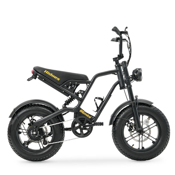 Hidoes B6 Mini | Electric Bike (E-Bike) | 500W • 48V 10.4Ah • 21 MPH • 16×4.0 Fat Tyres | Sold by Rydiqo®