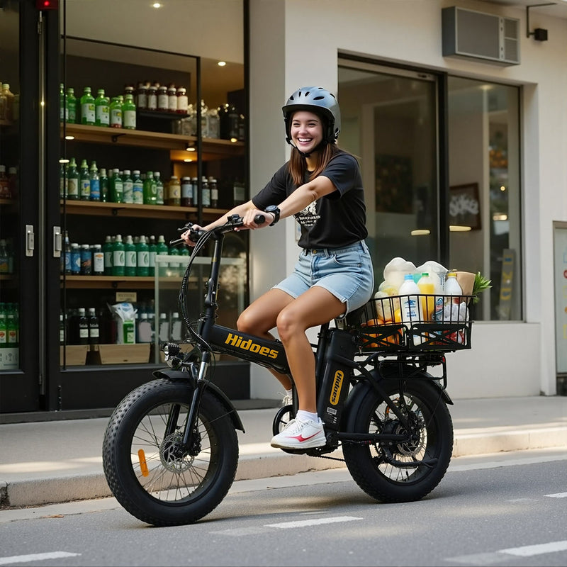 Hidoes F3 Pro | Electric Bike (E-Bike) | 750W • 48V 26Ah • 26 MPH • 20×4.0 Fat Tyres | Sold by Rydiqo®