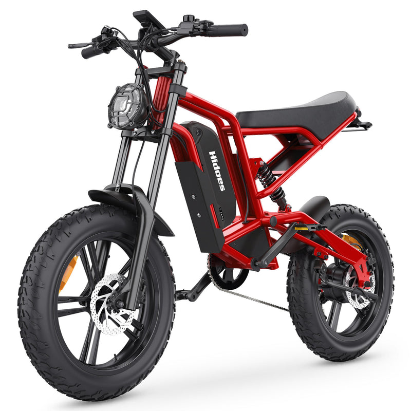 Hidoes B6 | Electric Bike (E-Bike) | 1200W • 48V 15.6Ah • 31 MPH • 20×4.0 Fat Tyres | Sold by Rydiqo®