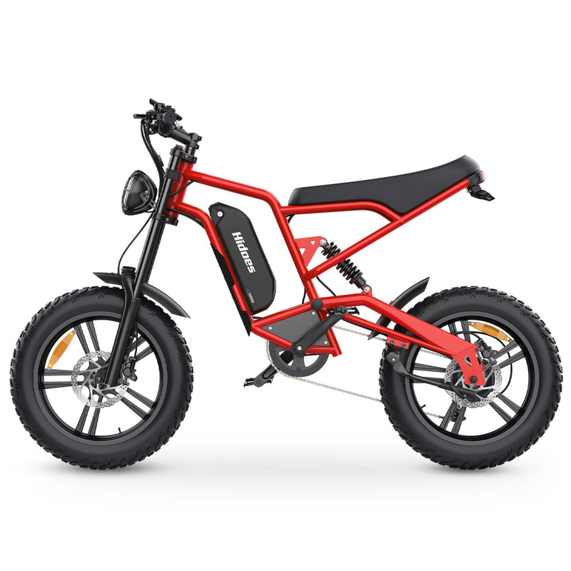 Hidoes B6 | Electric Bike (E-Bike) | 1200W • 48V 15.6Ah • 31 MPH • 20×4.0 Fat Tyres | Sold by Rydiqo®