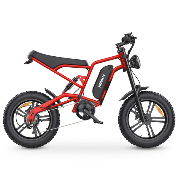 Hidoes B6 | Electric Bike (E-Bike) | 1200W • 48V 15.6Ah • 31 MPH • 20×4.0 Fat Tyres | Sold by Rydiqo®