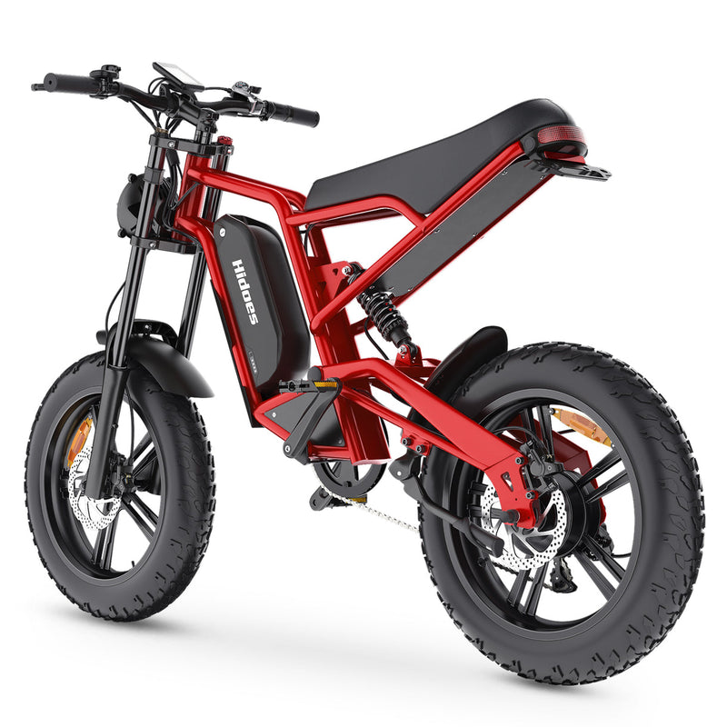 Hidoes B6 | Electric Bike (E-Bike) | 1200W • 48V 15.6Ah • 31 MPH • 20×4.0 Fat Tyres | Sold by Rydiqo®