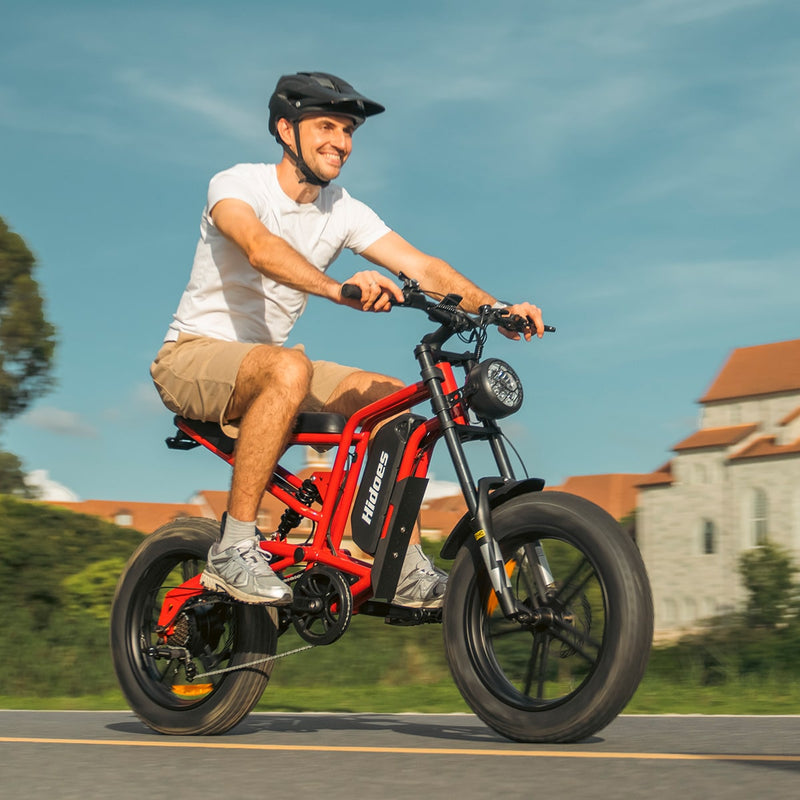 Hidoes B6 | Electric Bike (E-Bike) | 1200W • 48V 15.6Ah • 31 MPH • 20×4.0 Fat Tyres | Sold by Rydiqo®
