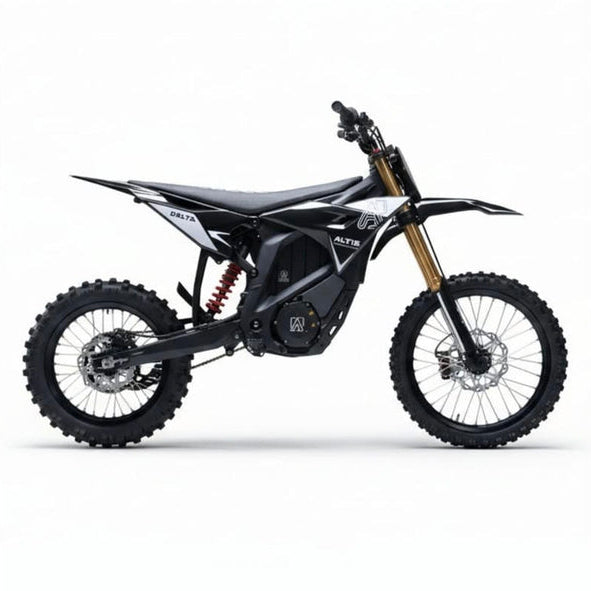 Altis Delta | Electric Dirt Bike | 13kW • 72V 35Ah Samsung Battery • 62 MPH • 17”/14” Off-Road Wheels | Sold by Rydiqo®